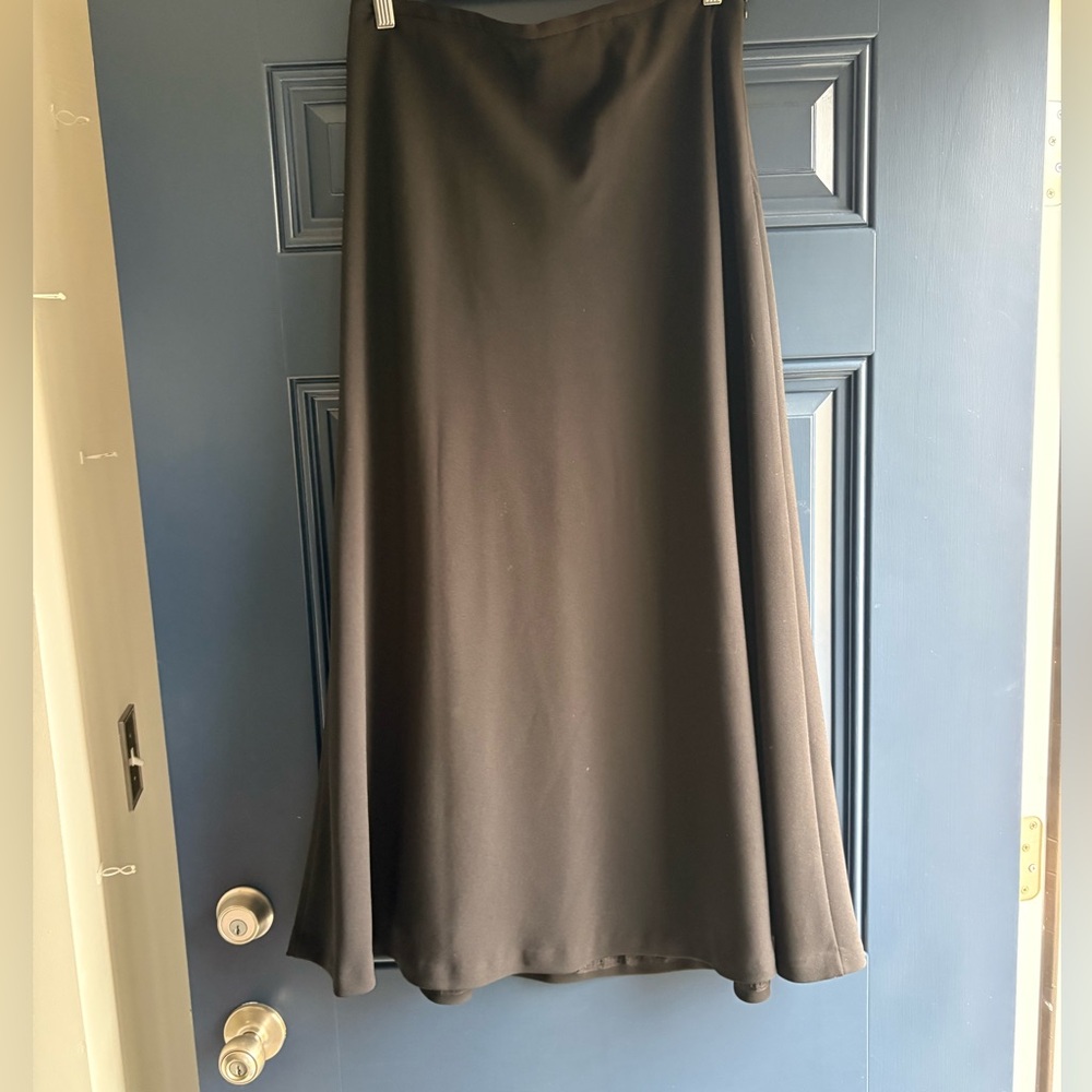 Talbots Classic Black A-Line Skirt